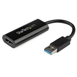 [USB32HDES] Startech.com Adaptador de Video USB 3.0 Macho - HDMI Hembra, Negro